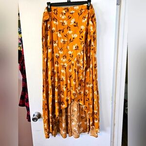 Ruffled hippie skirt